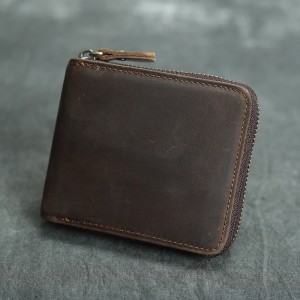 Чоловічий шкіряний гаманець Grant темно-коричневий