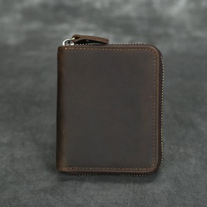 Мужской кожаный кошелек Martin темно-коричневый