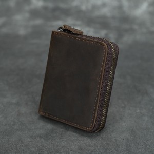 Чоловічий шкіряний гаманець Martin темно-коричневий