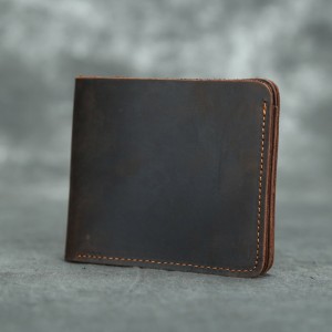 Чоловічий шкіряний гаманець William темно-коричневий