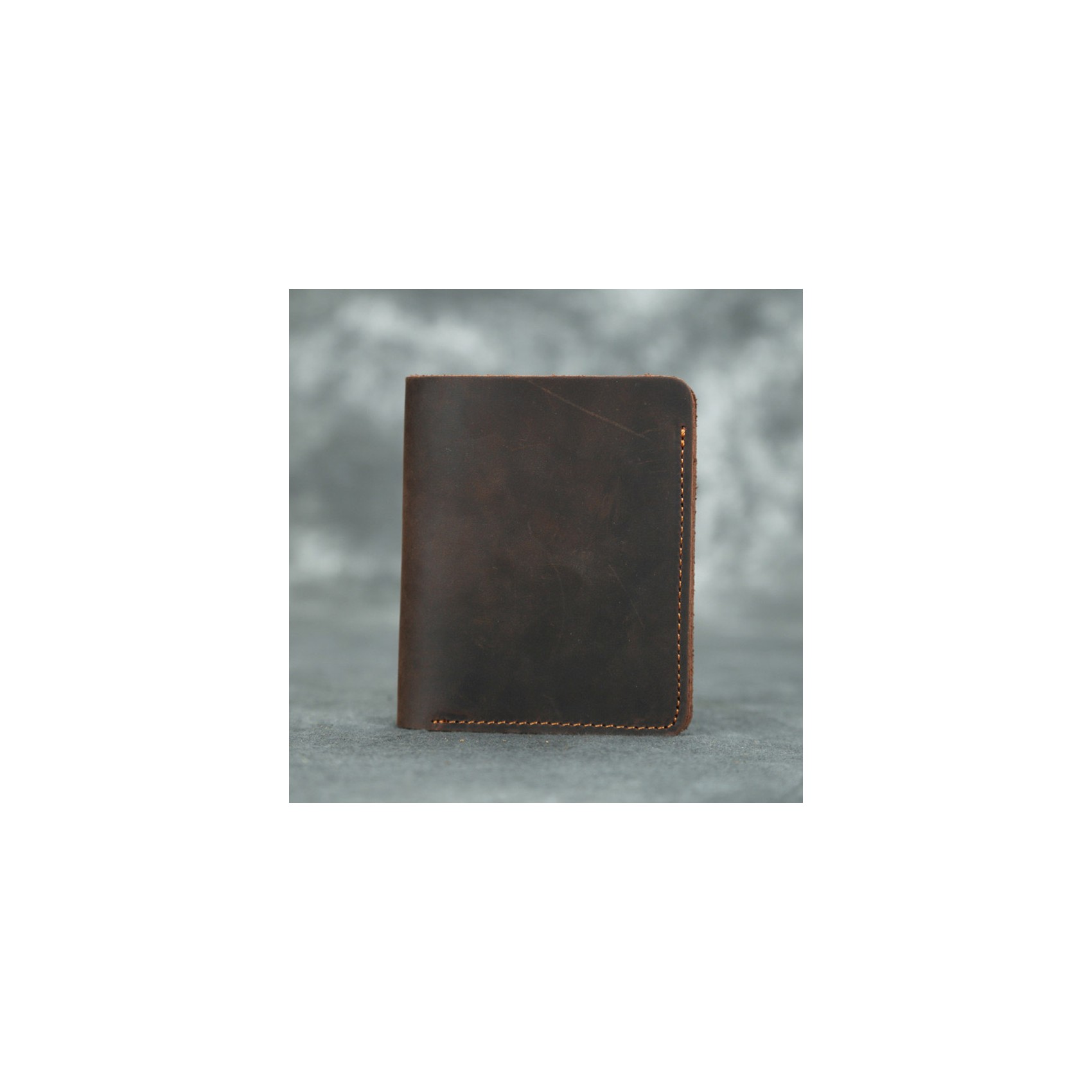 Мужской кожаный кошелек Marshall темно-коричневый