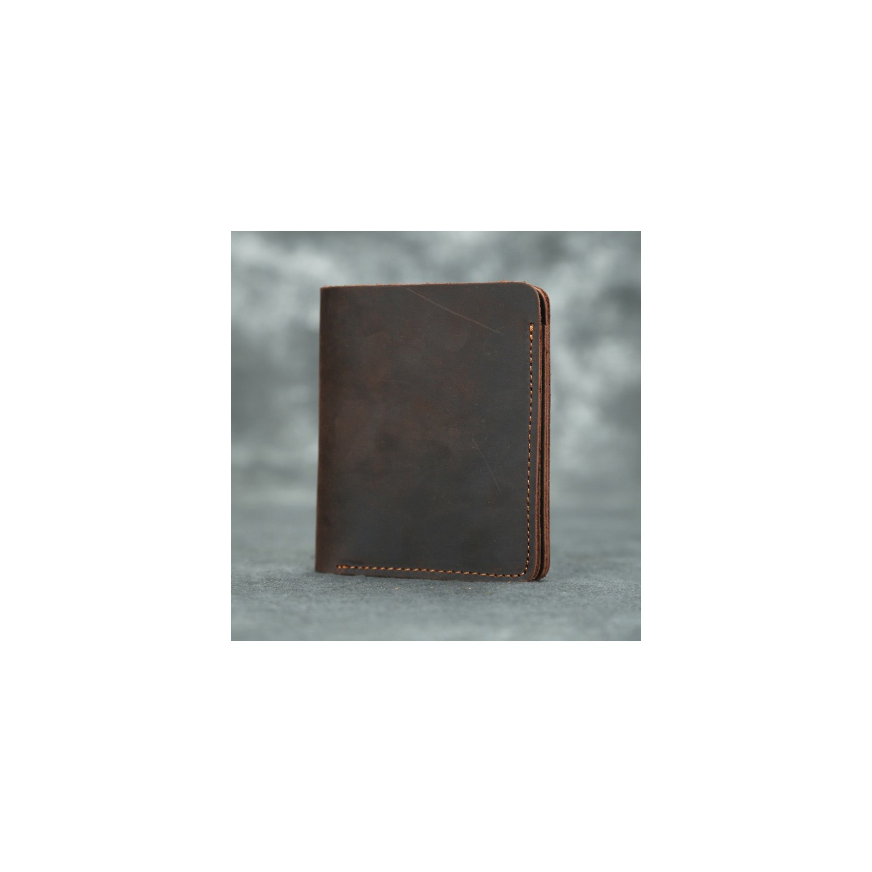 Чоловічий шкіряний гаманець Marshall темно-коричневий