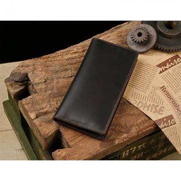 Чоловічий шкіряний гаманець Henry темно-коричневий фото