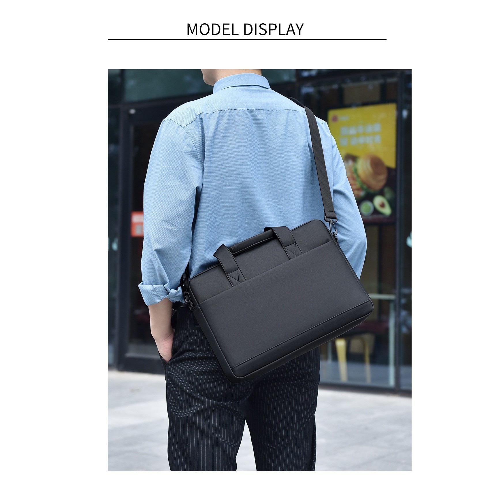 Сумка для ноутбука Confident 16 чорна