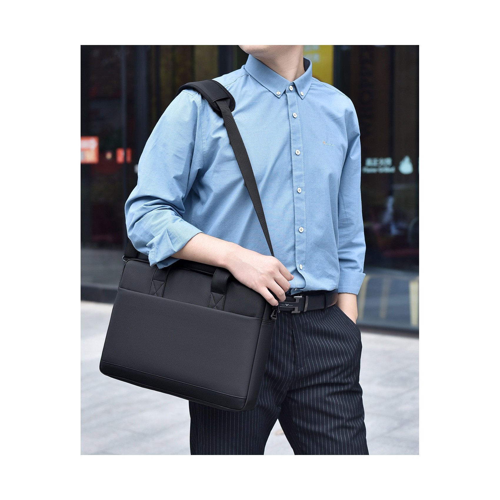 Сумка для ноутбука Confident 16 чорна