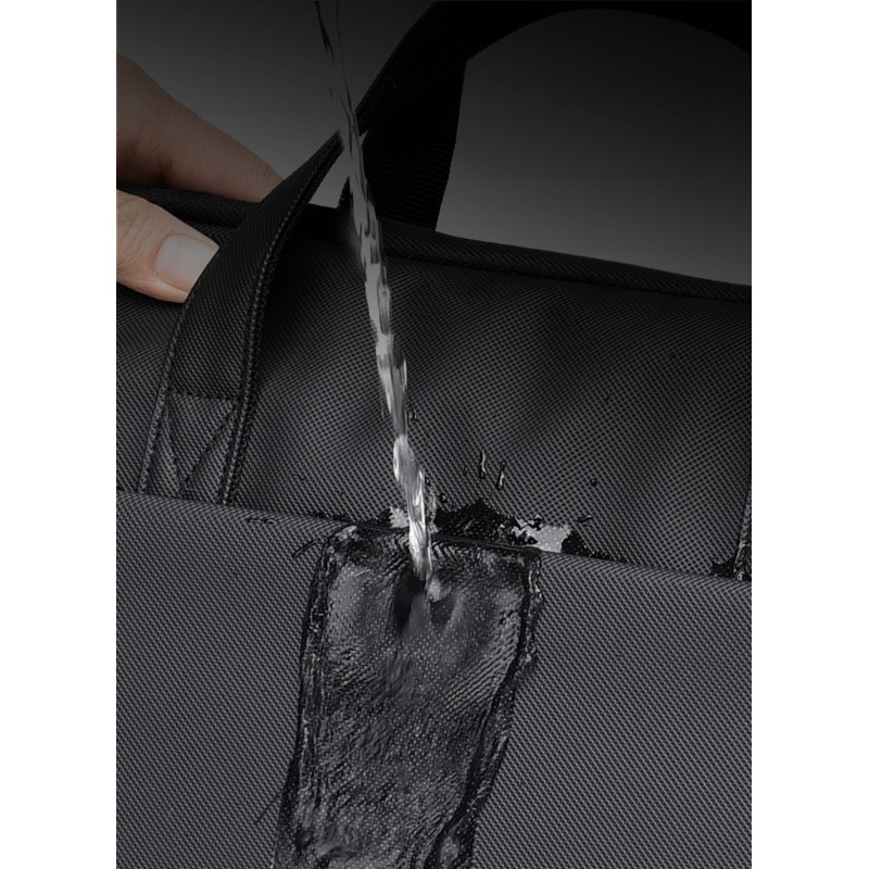 Сумка для ноутбука Confident 16 чорна - 16 фото