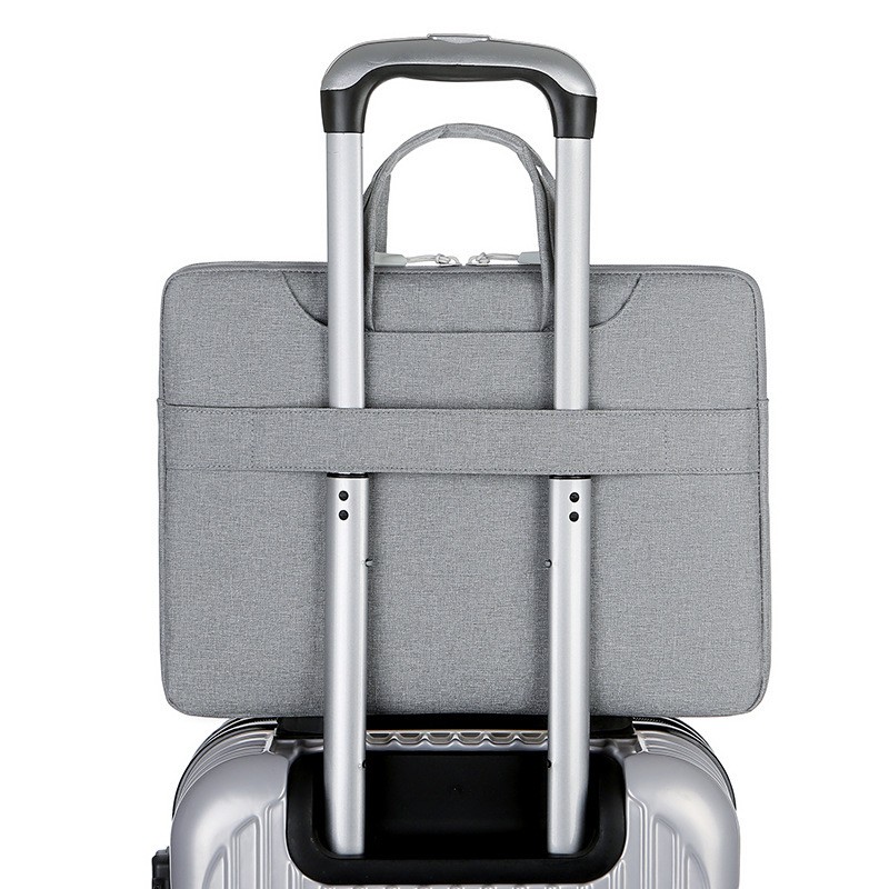 Сумка для ноутбука Merliot 14 сіра - 1 фото