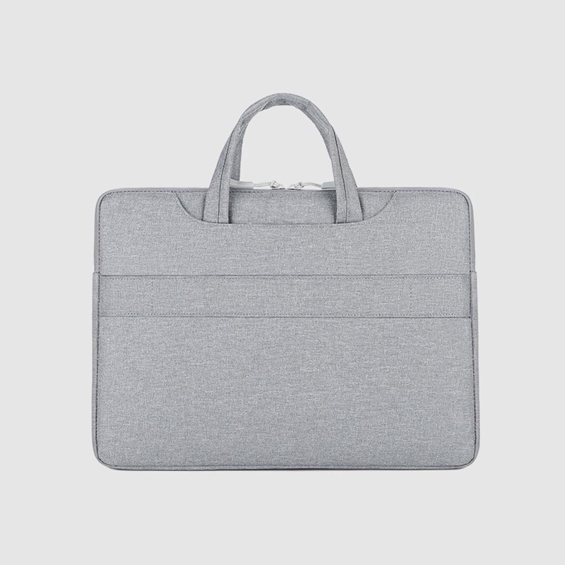 Сумка для ноутбука Merliot 14 серая - 6 фото
