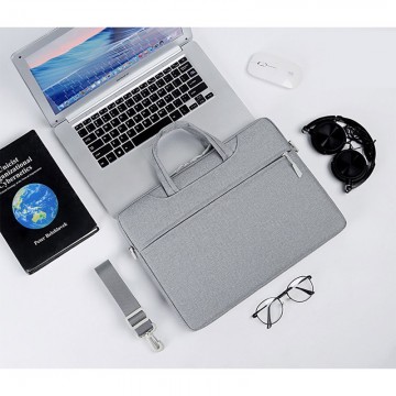 Сумка для ноутбука Merliot 14 серая фото