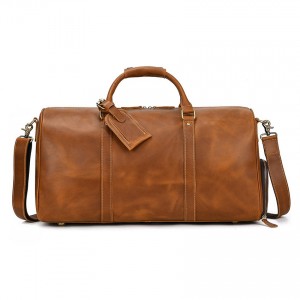 Чоловіча шкіряна дорожня сумка Wilfred світло-коричнева