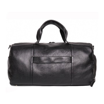 Мужская кожаная дорожная сумка Arnold черная фото