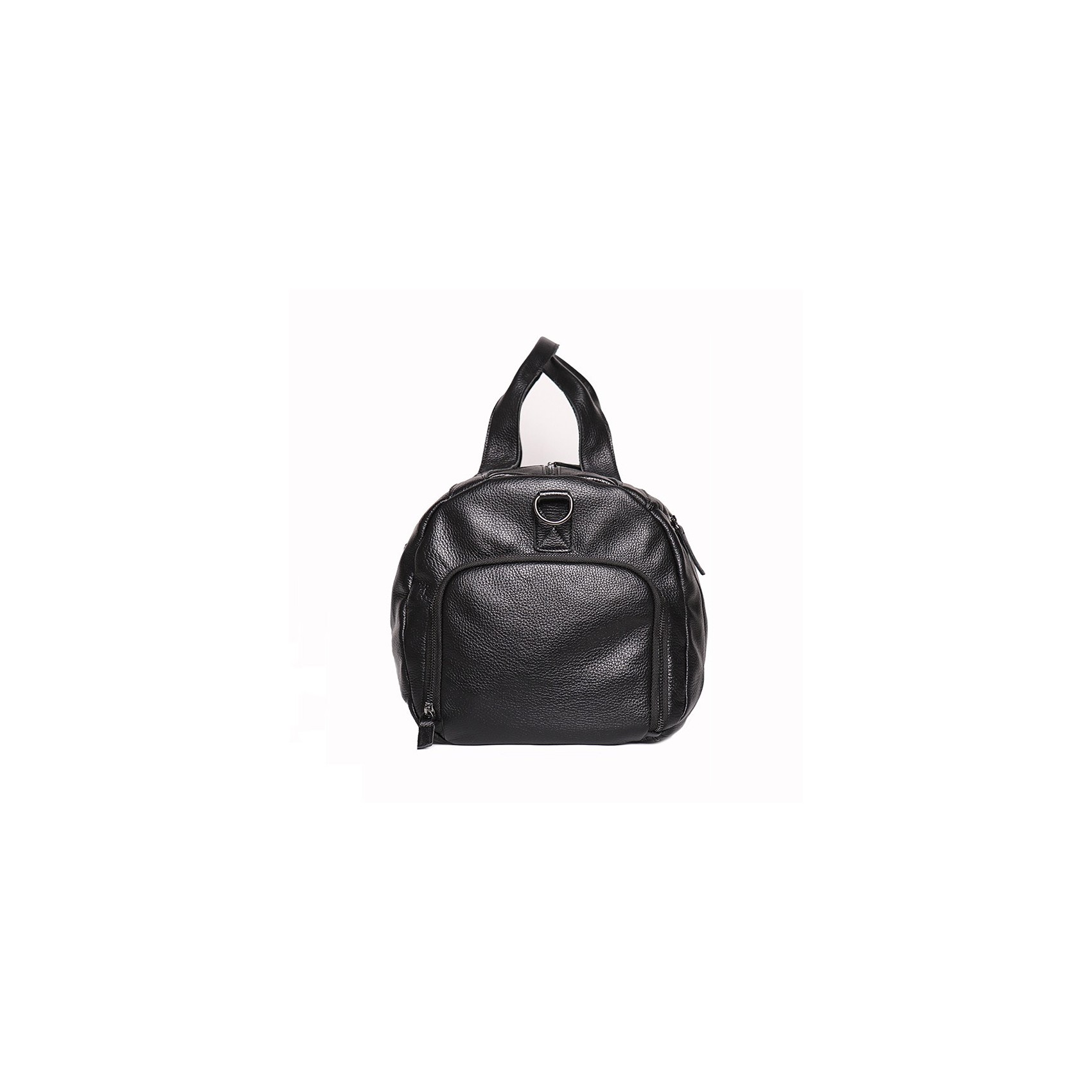 Мужская кожаная дорожная сумка Arnold черная