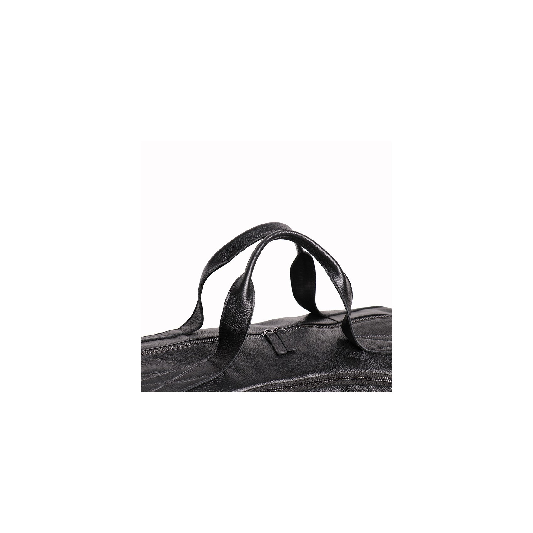 Мужская кожаная дорожная сумка Arnold черная