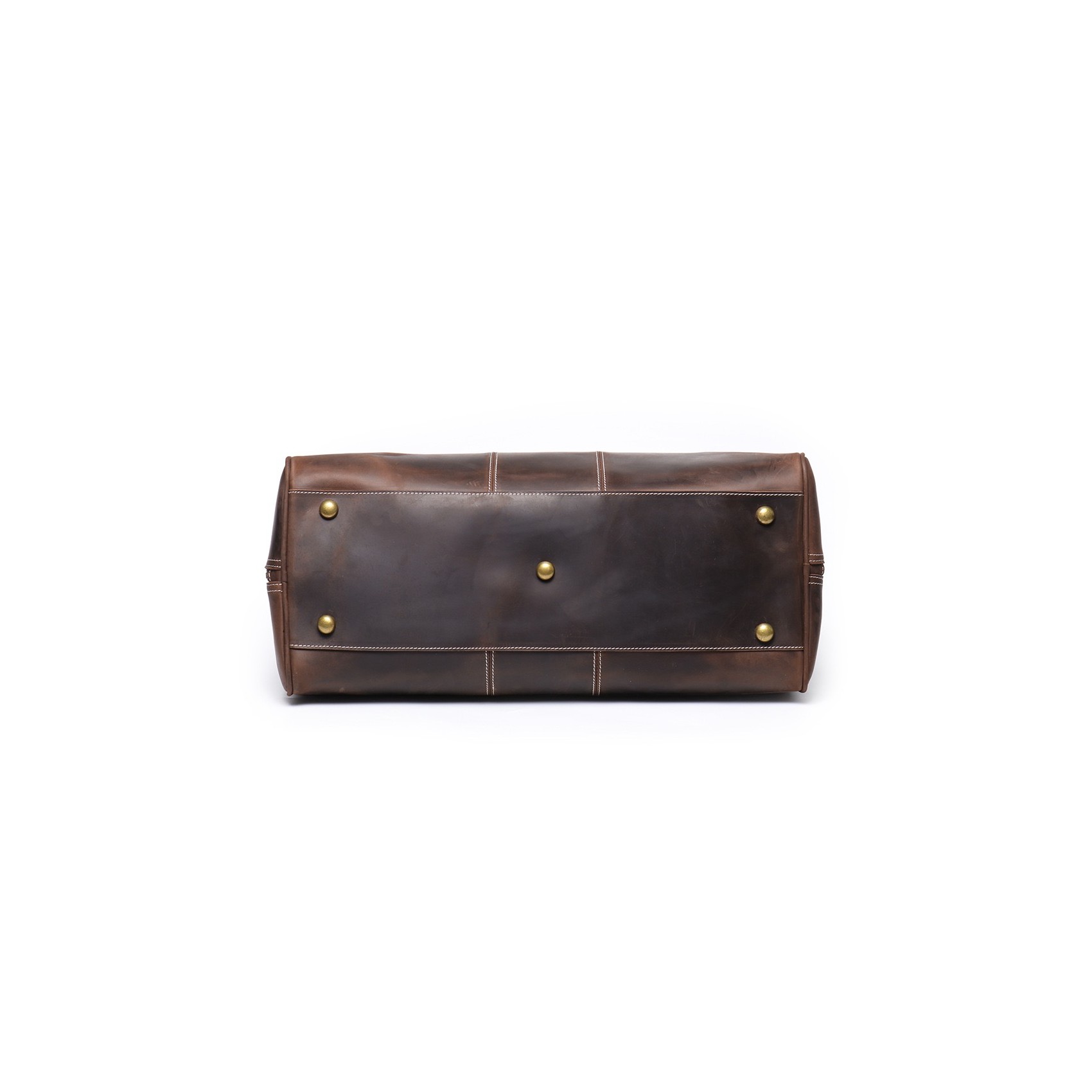 Мужская кожаная дорожная сумка Clayton темно-коричневая