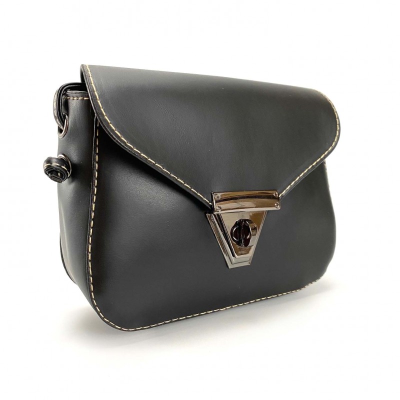 Жіноча сумка-клатч Jane чорна - 3 фото