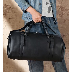 Чоловіча шкіряна дорожня сумка Tiverton чорна