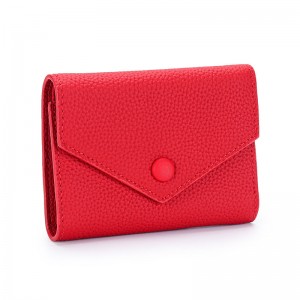 Жіночий шкіряний гаманець Ellie червоний