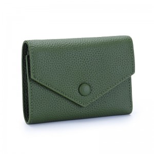 Жіночий шкіряний гаманець Ellie зелений