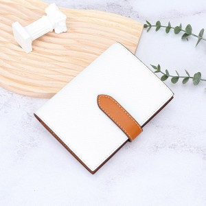 Женский кожаный кошелек Emeline белый