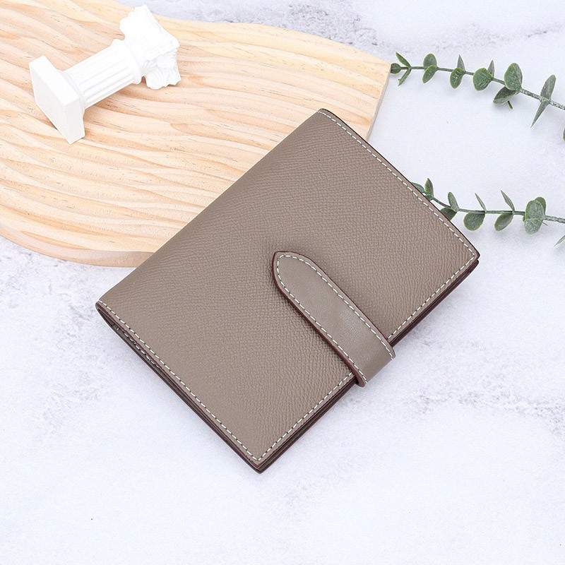 Женский кожаный кошелек Emeline бежевый