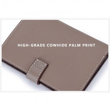 Женский кожаный кошелек Emeline бежевый фото