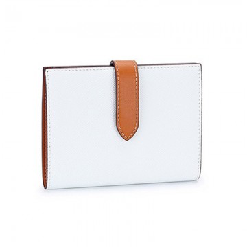 Женский кожаный кошелек Emeline белый фото