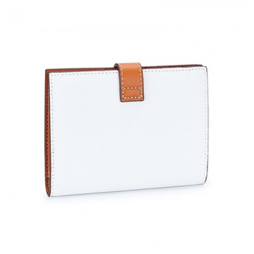 Женский кожаный кошелек Emeline белый фото