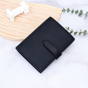 Жіночий шкіряний гаманець Emeline чорний