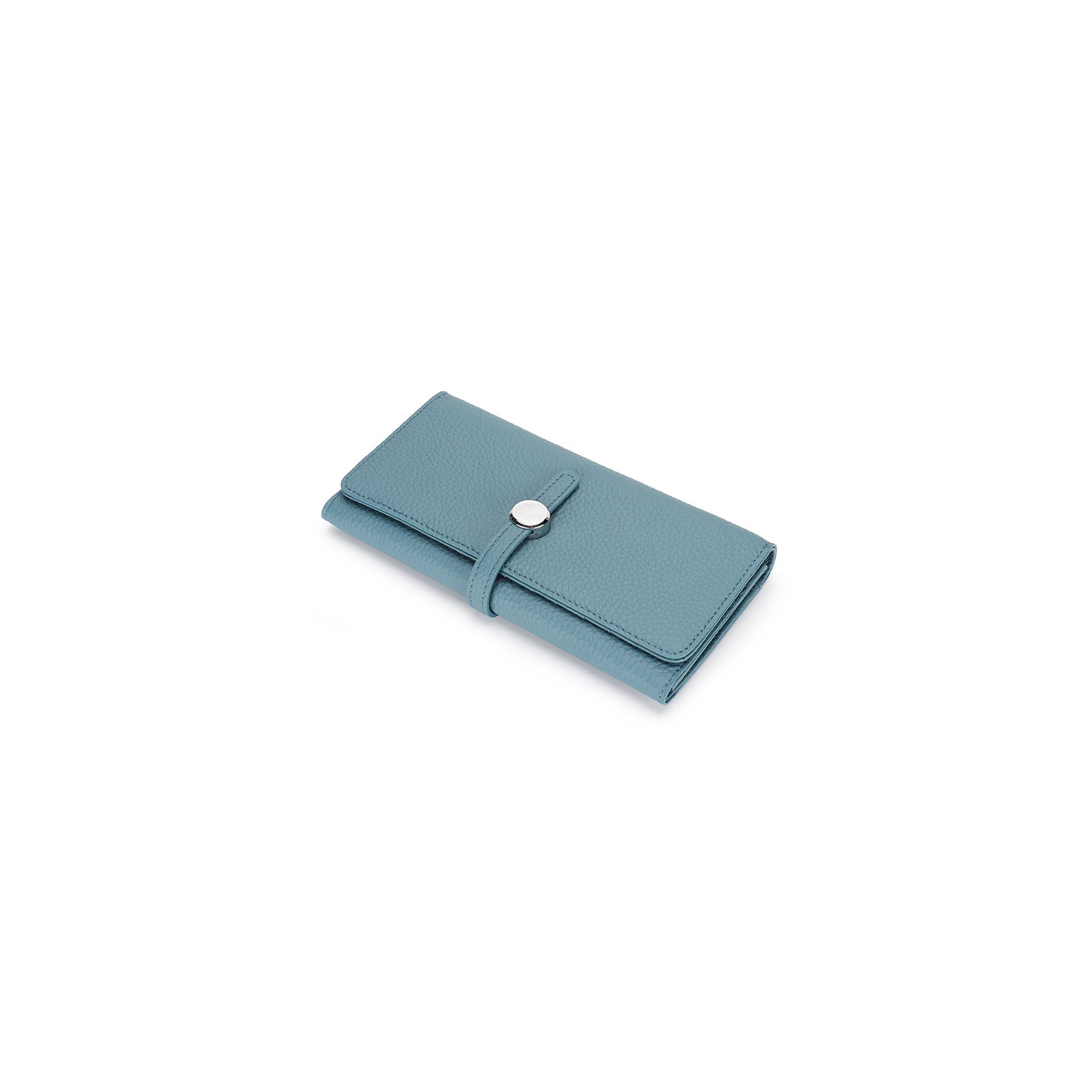 Жіночий шкіряний гаманець Vicki блакитний