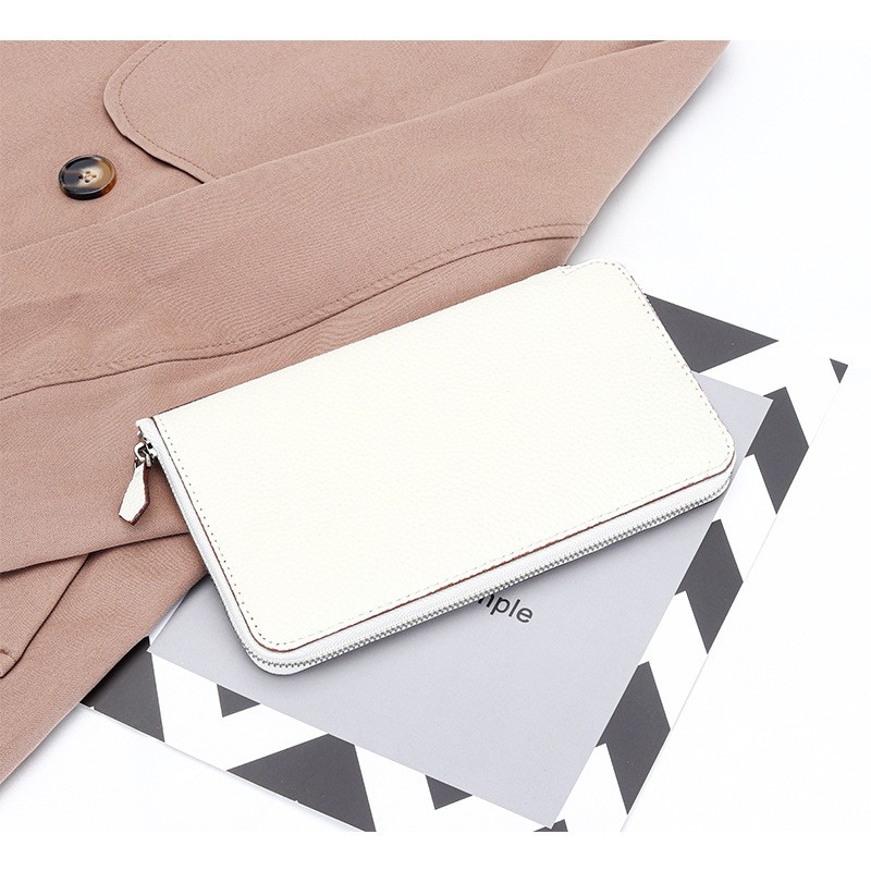 Жіночий шкіряний гаманець Candice білий