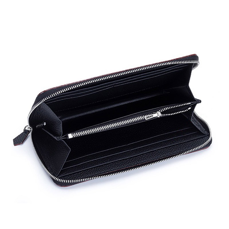 Жіночий шкіряний гаманець Candice чорний - 3 фото