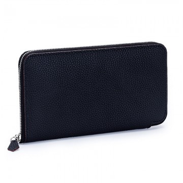 Жіночий шкіряний гаманець Candice чорний фото