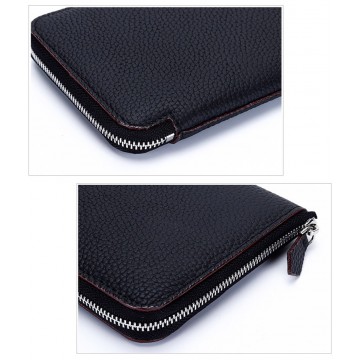 Женский кожаный кошелек Candice черный фото