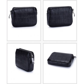 Жіночий шкіряний гаманець Chantal чорний фото