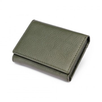 Женский кожаный кошелек Hayley фисташковый фото