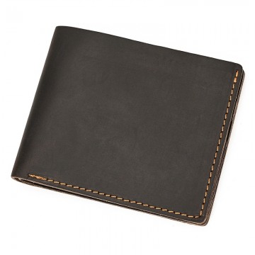 Чоловічий шкіряний гаманець Hampton темно-коричневий фото