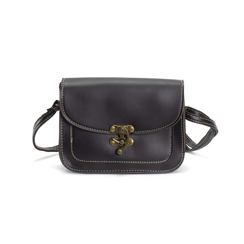 Жіноча сумка-клатч Aimee чорна - 1 фото