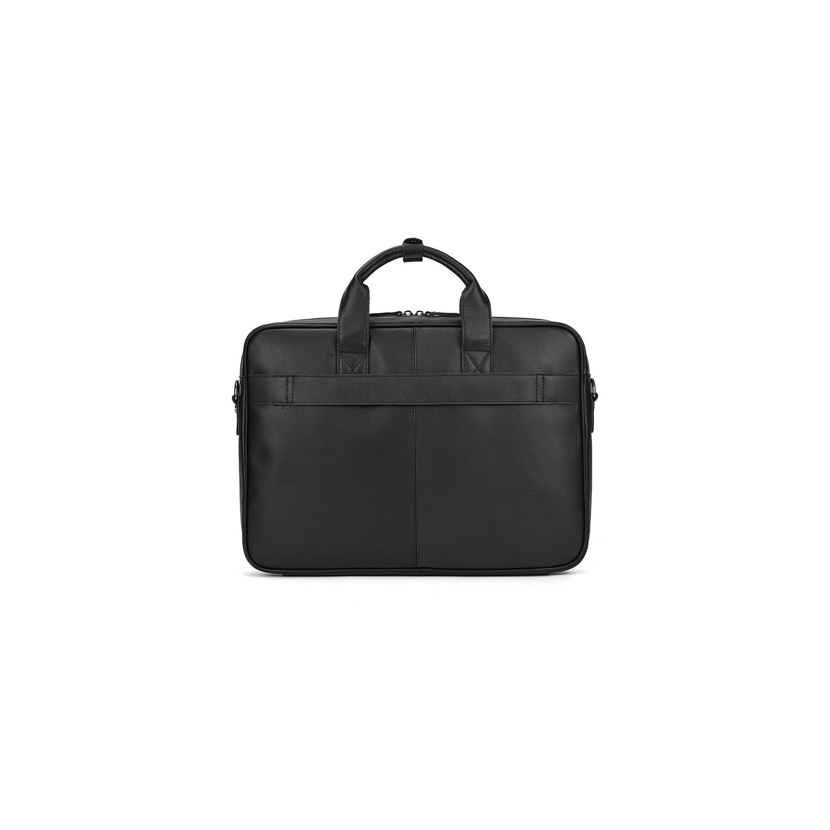 Мужская кожаная сумка для ноутбука Ashton черная