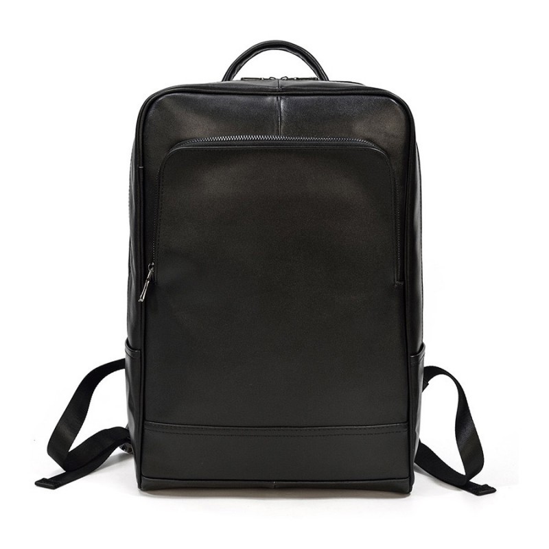 Мужской кожаный рюкзак Michael черный