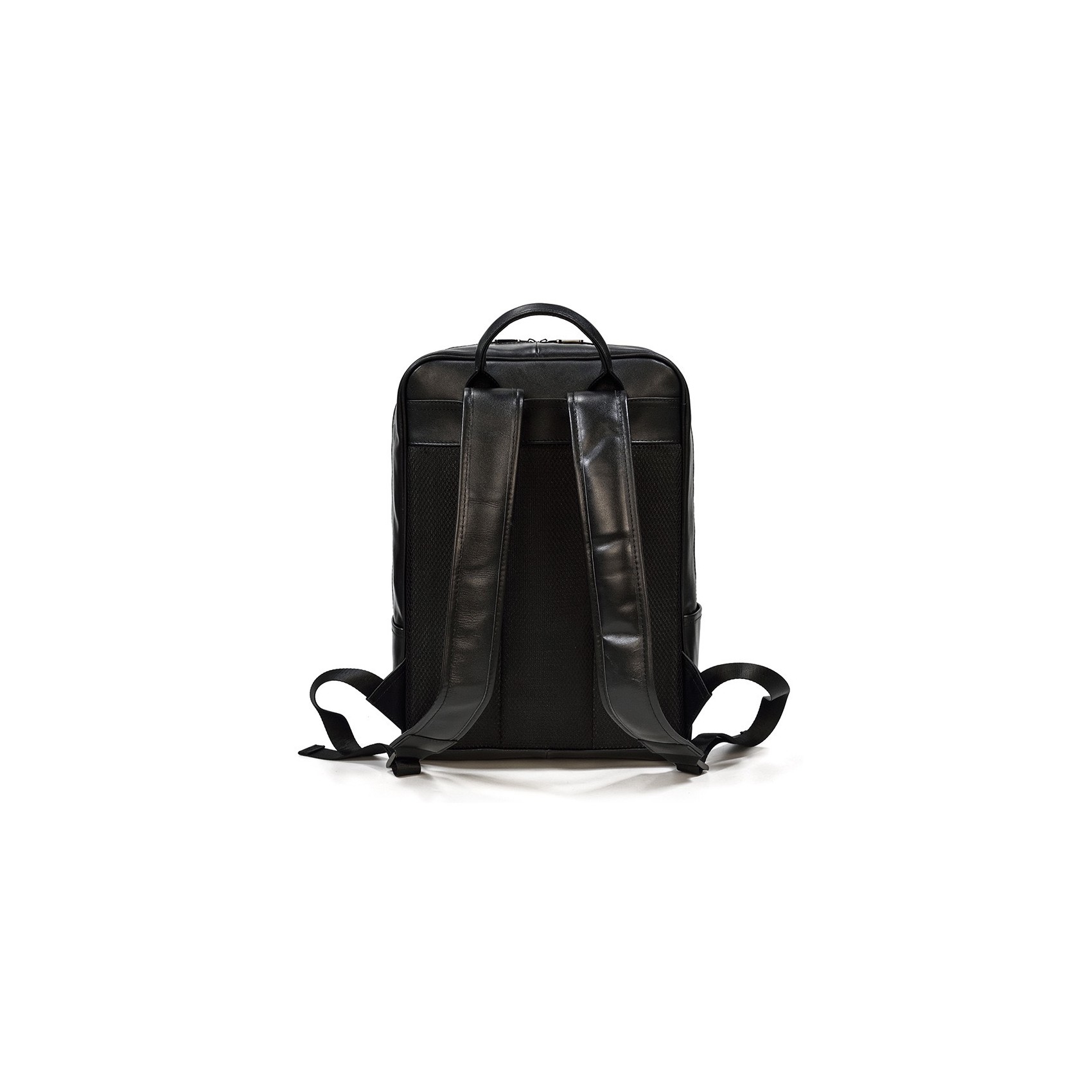 Чоловічий шкіряний рюкзак Michael чорний