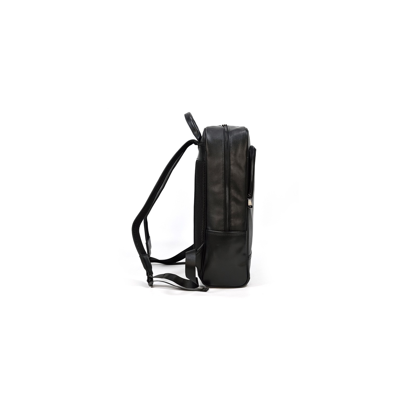 Мужской кожаный рюкзак Michael черный