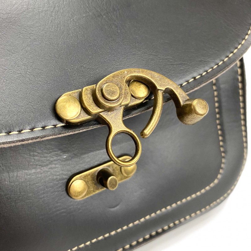 Жіноча сумка-клатч Aimee чорна - 5 фото