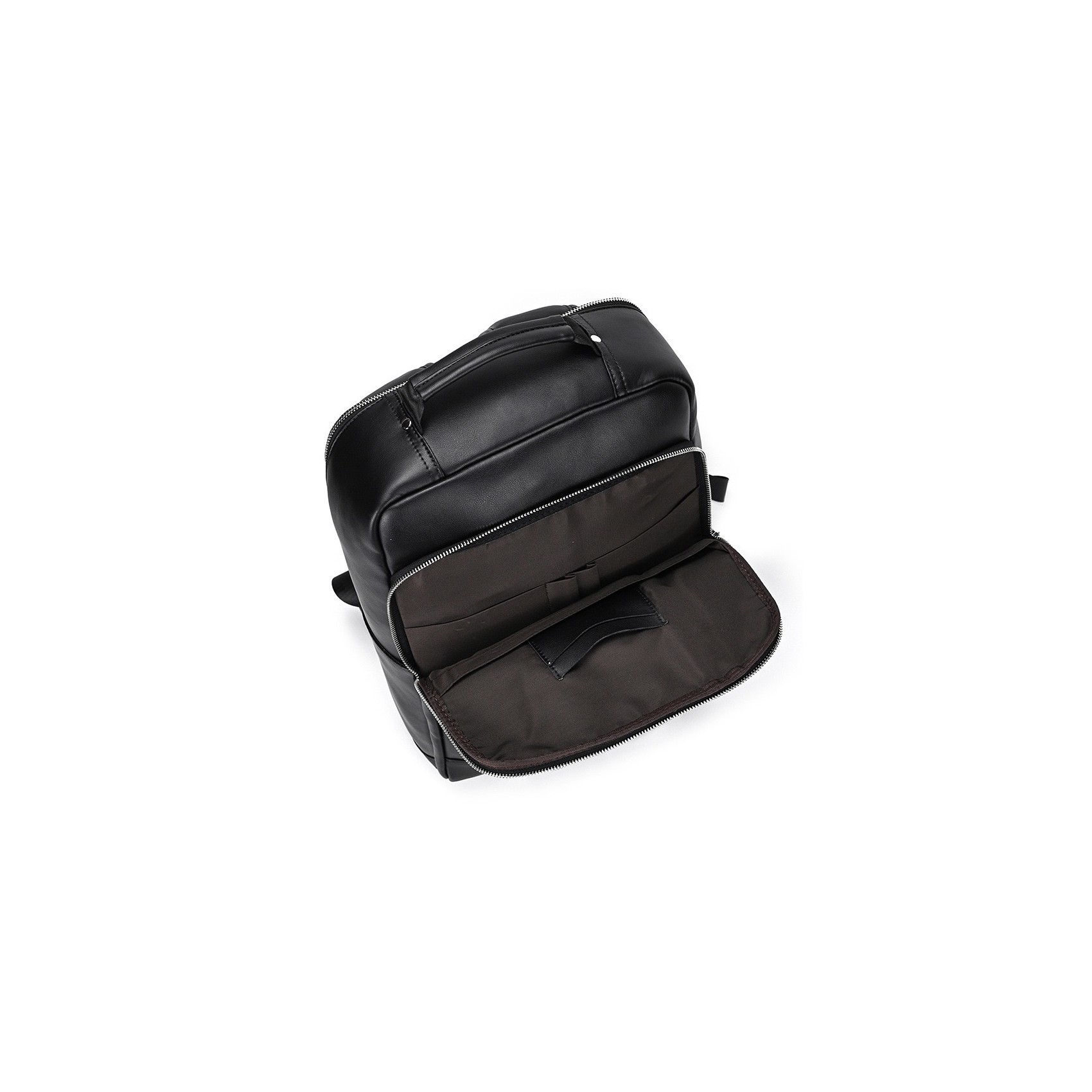 Чоловічий шкіряний рюкзак Zack чорний