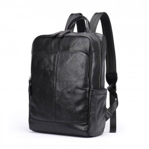 Чоловічий шкіряний рюкзак Alfred чорний
