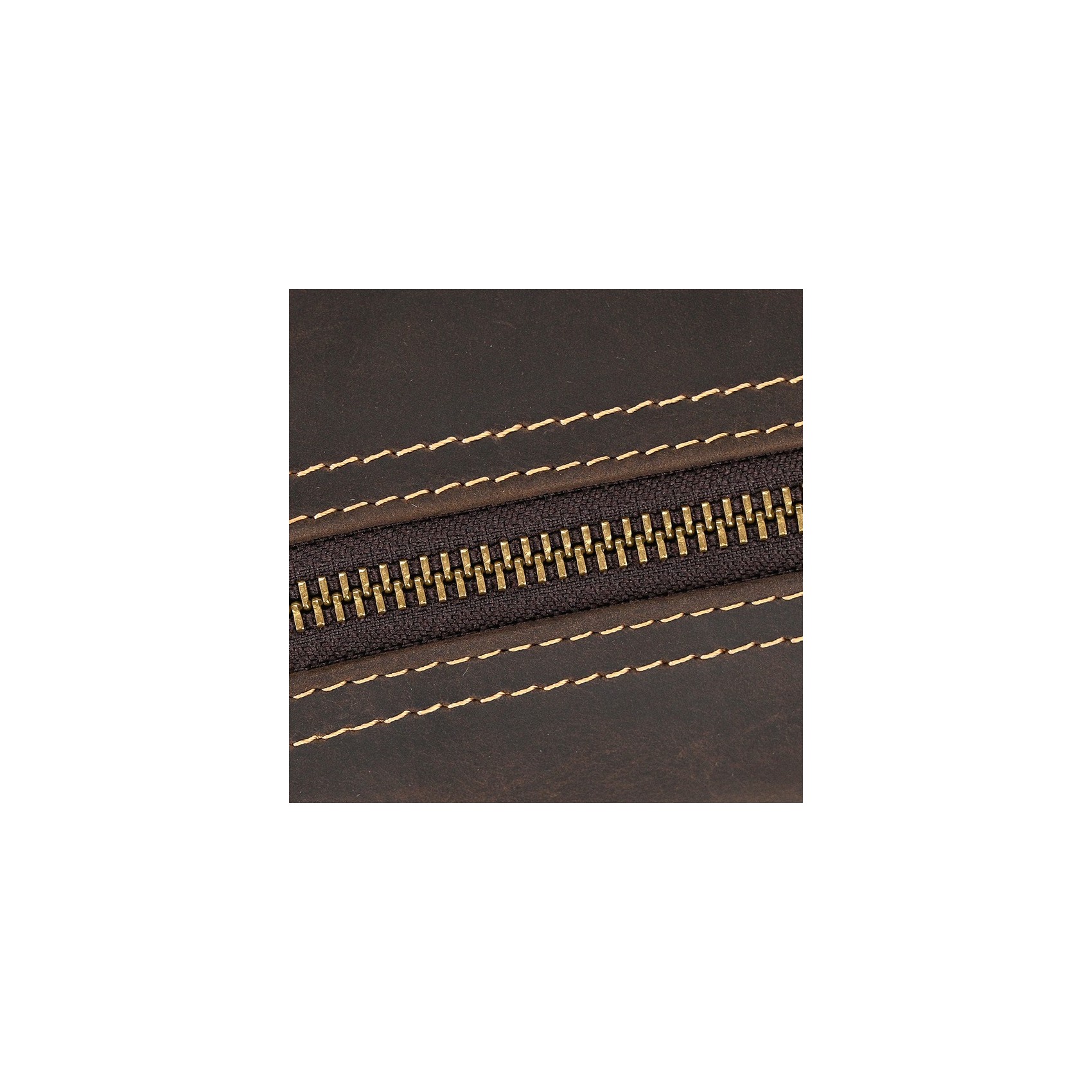 Мужская кожаная сумка бананка на пояс Barnard темно-коричневая