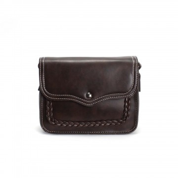 Жіноча сумка-клатч Barbara темно-коричнева фото