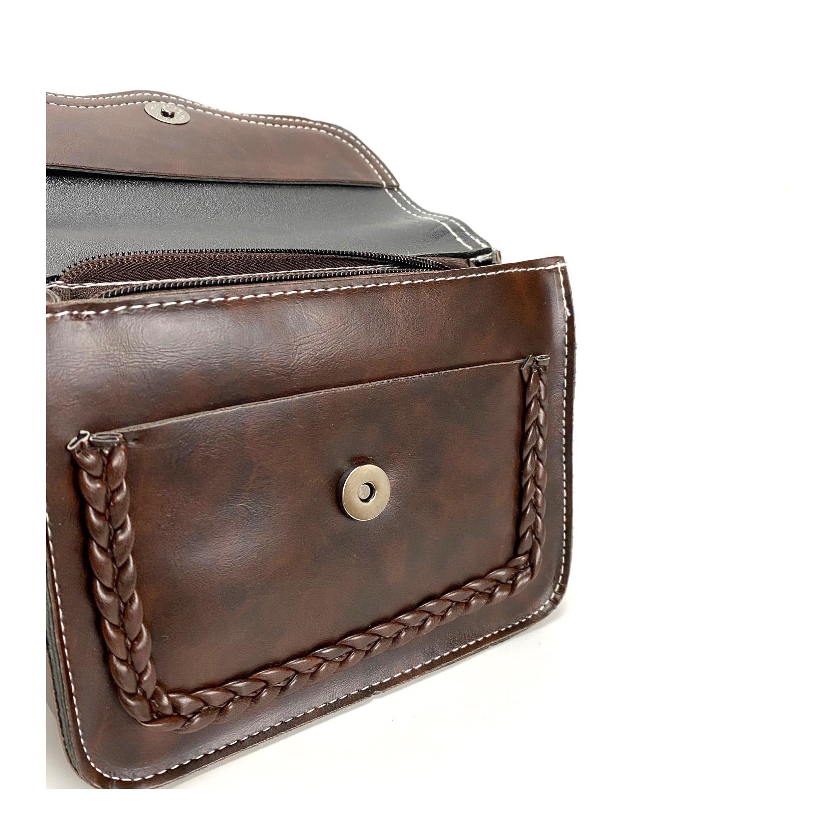 Женская сумка-клатч Barbara темно-коричневая