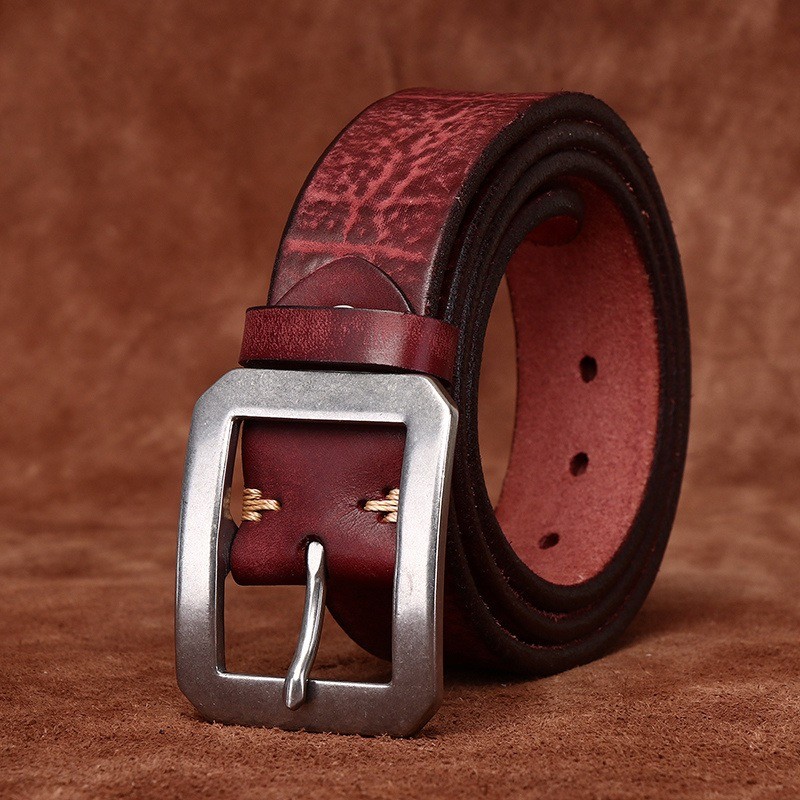 Чоловічий шкіряний ремінь Graham коричневий