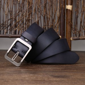 Чоловічий шкіряний ремінь Miller чорний