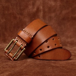 Чоловічий шкіряний ремінь Lydford світло-коричневий